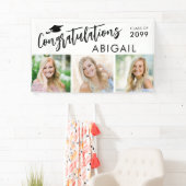 Afscheid 3 Foto's Felicitaties Naam Spandoek (Insitu)