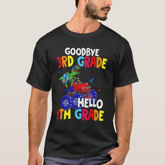 Afscheid 3e graad Hallo 4e graad T-shirt (Voorkant)