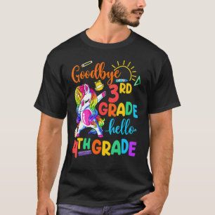 Afscheid 3e graad Hallo 4e graad Unicorn T-shirt