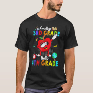 Afscheid 3e graad Hallo 4e Grade Kute Dabbing App T-shirt