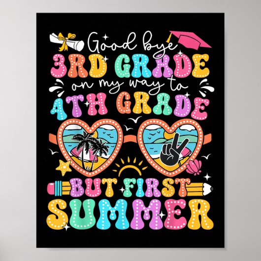 Afscheid 3e klas Afstuderen naar 4e klas maar eers Poster (Voorkant)
