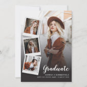 Afscheid 5 Foto's Moderne Afgestudeerde 2026 Aankondiging (Voorkant)