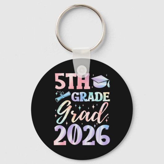 Afscheid 5e klas basisschool 2026 sleutelhanger (Voorkant)