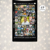 Afscheid 69 Foto Collage Gefeliciteerd Geslaagd Spandoek
