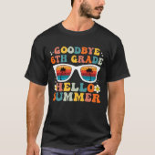 Afscheid 6e graad Hallo zomer, Groovy 6de graad T-shirt (Voorkant)
