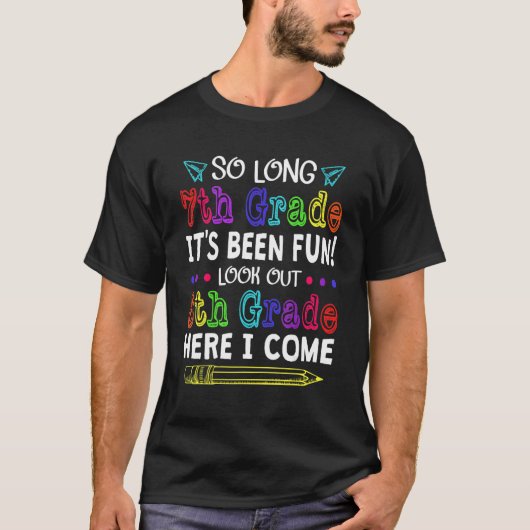 Afscheid 7e graad Welkom 8e graad terug naar SC T-shirt (Voorkant)