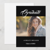 Afscheid aankondiging (Voorkant / Achterkant)