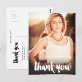 Afscheid Afgestudeerd Dank U Foto Ansichtkaart Briefkaart (Voorkant / Achterkant)