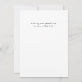 Afscheid Afscheid Feest Uitnodiging Olijftakken (Achterkant)