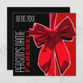 Afscheid afscheid nemen van afkooppartij kaart (Voorkant / Achterkant)