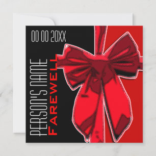 Afscheid afscheid nemen van afkooppartij kaart