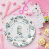 Afscheid Afstudeerder Schattigee auto gaan weg par Papieren Bordje (Feest)