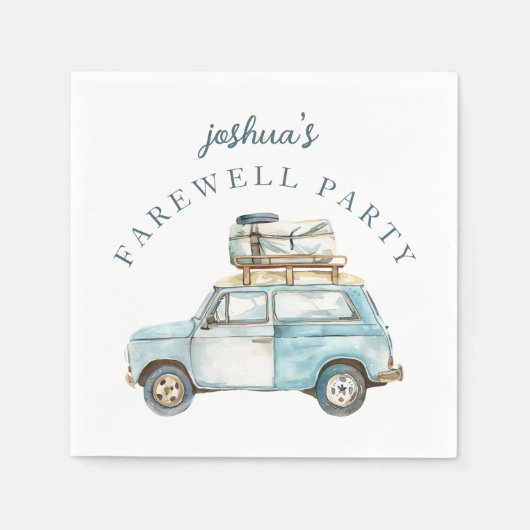 Afscheid Afstudeerder Schattigee auto gaan weg par Servet (Voorkant)