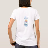 Afscheid als Meisje Weekend Feest Pineapple T-shirt (Achterkant)