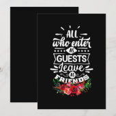 Afscheid Als Vrienden Kaart (Voorkant / Achterkant)