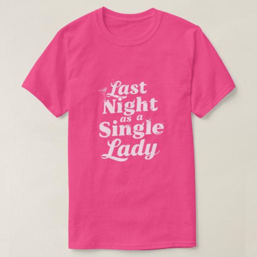 Afscheid als vrijgezel - Bachelorette T-shirt (Design voorkant)