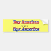 afscheid amerikaans bumpersticker (Voorkant)