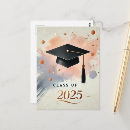 Afscheid Bedanken Ansichtkaart Briefkaart (Voorkant / Achterkant in situ)