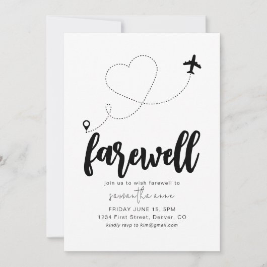 Afscheid Bewegende Partij Uitnodiging (Voorkant)