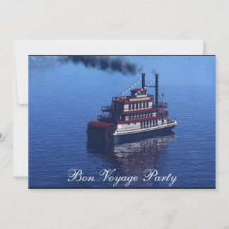 Afscheid Bon Voyage Feest Uitnodiging
