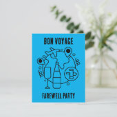 Afscheid Bon Voyage Party (Staand voorkant)
