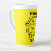 Afscheid Bon Voyage Party Latte Mok (Linkerhoek)