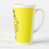 Afscheid Bon Voyage Party Latte Mok (Rechts)