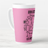 Afscheid Bon Voyage Party Latte Mok (Linkerhoek)