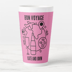 Afscheid Bon Voyage Party Latte Mok