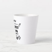 Afscheid collega baas - wij zijn vrienden op maat latte mok (Voorkant)