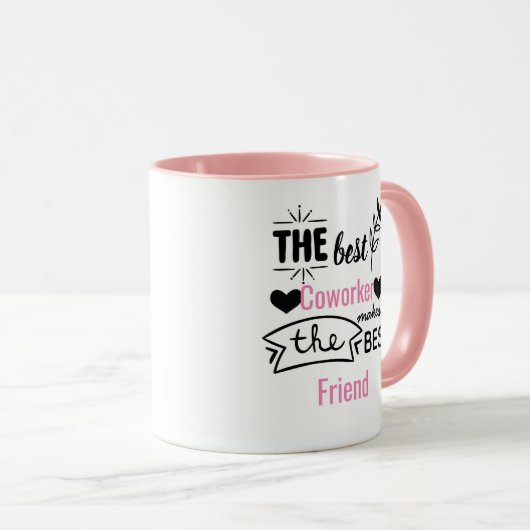 Afscheid Collega Cadeau Beste Collega Nu Vrienden Mok (Voorkant rechts)