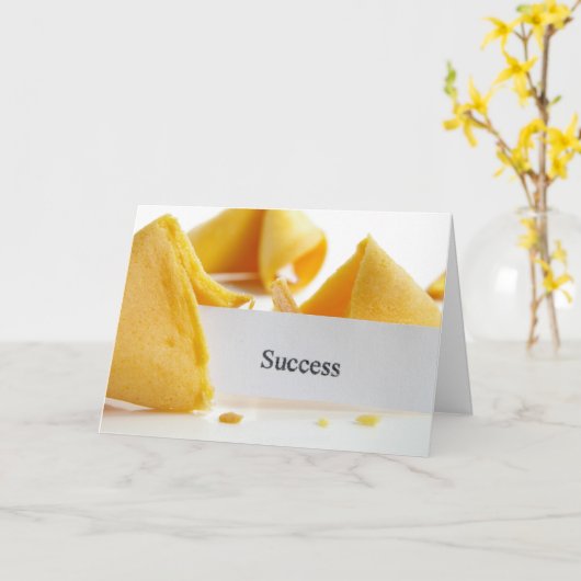 Afscheid Cute Funny Felicitaties Succes Kaart (Gele Bloem)