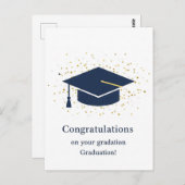 Afscheid Dankkaart Afstudeerders Briefkaart (Voorkant / Achterkant)