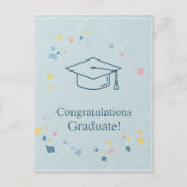 Afscheid Dankkaart Afstudeerkaart Briefkaart (Voorkant)