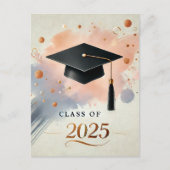 Afscheid Dankkaart Afstuderen Briefkaart (Voorkant)