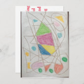 Afscheid dankkaart kaart (Voorkant / Achterkant)