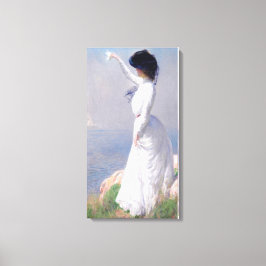 Afscheid (door Joseph DeCamp) Canvas Afdruk