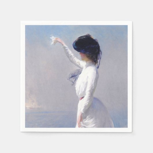 Afscheid (door Joseph DeCamp) Servet (Voorkant)