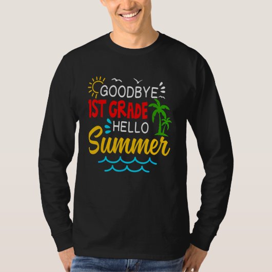 Afscheid eerste graad Hallo eerste graad Gradua T-shirt (Voorkant)