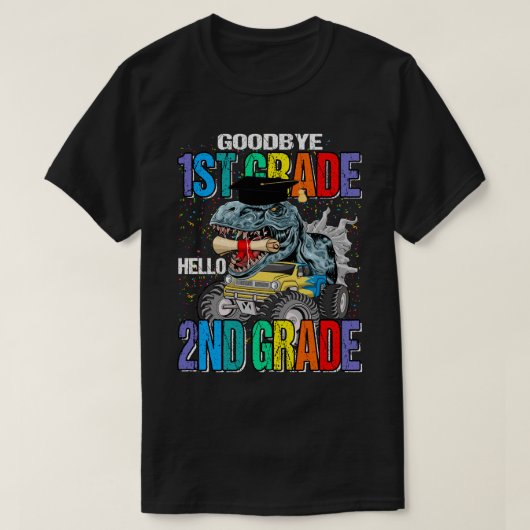 Afscheid eerste graad Hallo tweede graad T-shirt (Design voorkant)
