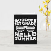 Afscheid eerste graad Hallo zomerreces eerste graa Kaart (Gele Bloem)