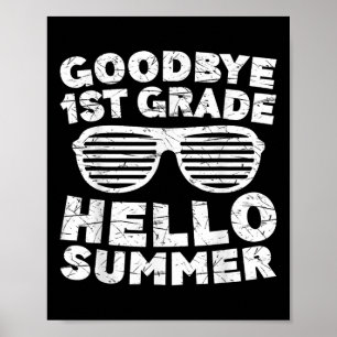 Afscheid eerste graad Hallo zomerreces eerste graa Poster