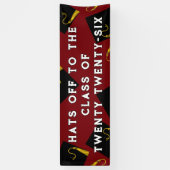 Afscheid eindexamenklas 2026 spandoek (Verticaal)