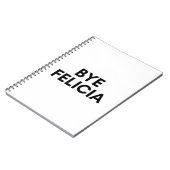 afscheid felicia notitieboek (Linkerzijde)