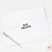afscheid felicia ronde sticker (Envelop)