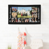 Afscheid Foto Collage Pensioenfeest Verwelkoming Spandoek (Insitu)