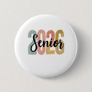 Afscheid Geschenk Afgestudeerden 2026 Afstudeerdip Ronde Button 5,7 Cm