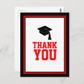 Afscheid Geslaagd Bedankt Briefkaart (Voorkant / Achterkant)