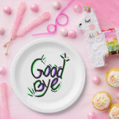 afscheid grappige citaten papieren bordje (Feest)