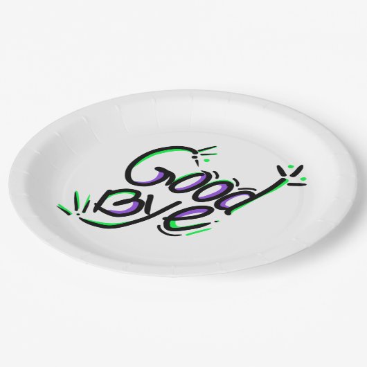 afscheid grappige citaten papieren bordje (Gekanteld)